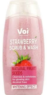 Voi Scrub & Wash Strawberry, 400ml